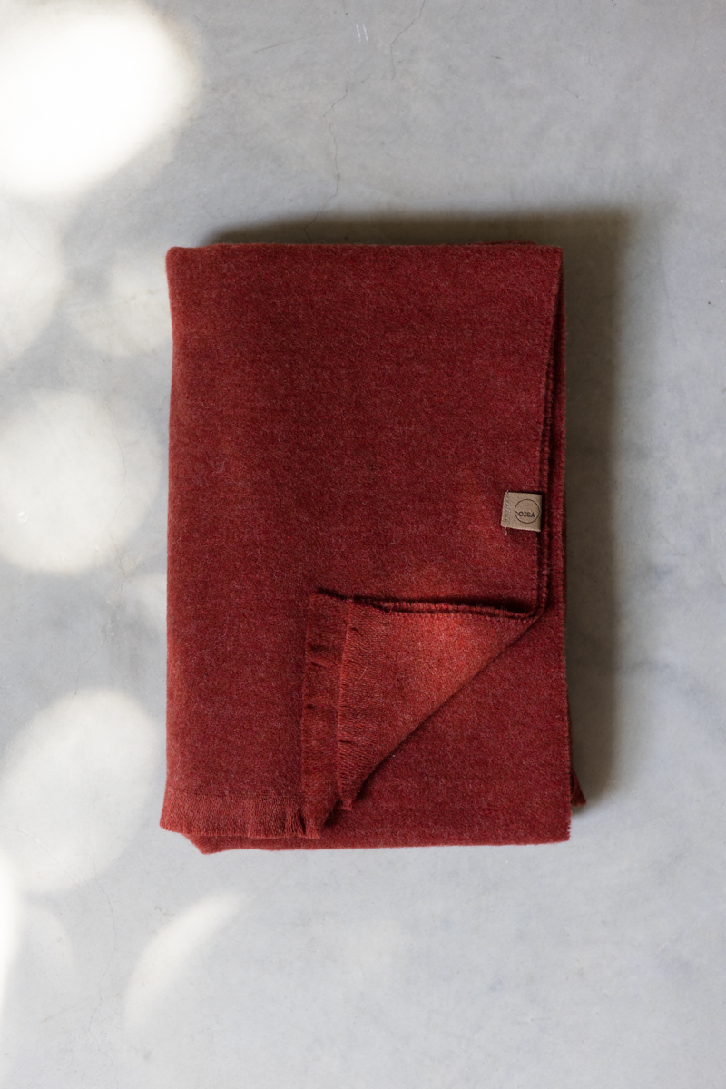 COISA SCARF RED EARTH (180 CM)