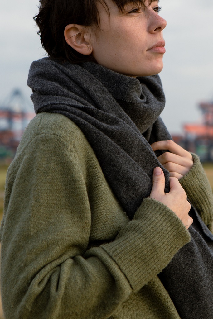 COISA SCARF ANTHRACITE